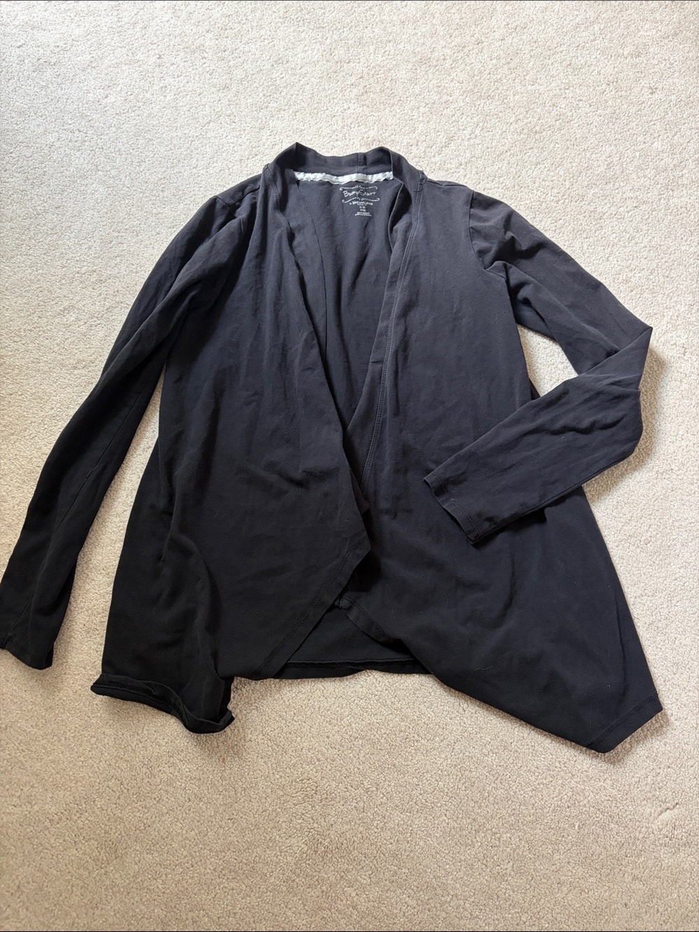 Motherhood Maternity Black Open-Front Cardigan